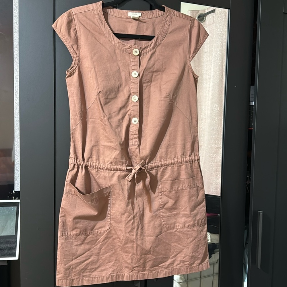J Crew button down mini dress